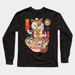 RAMEN CAT PIRATE Long Sleeve T-Shirt